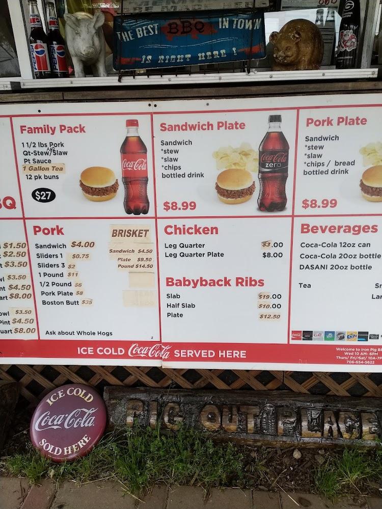 Iron Pig BBQ Menu image 4